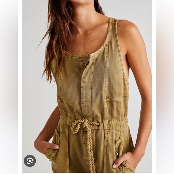 Free People Sutton Utility Coverall - Picture 3 of 5